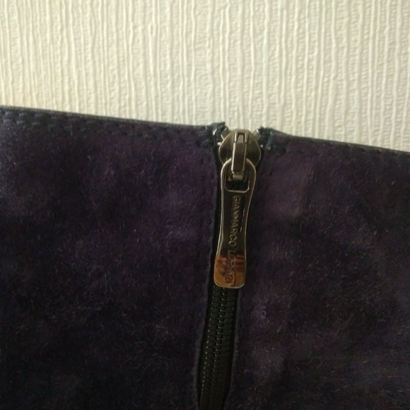 Gianmarco Lorenzi Purple Knee-High Boots - Picture 7 of 10